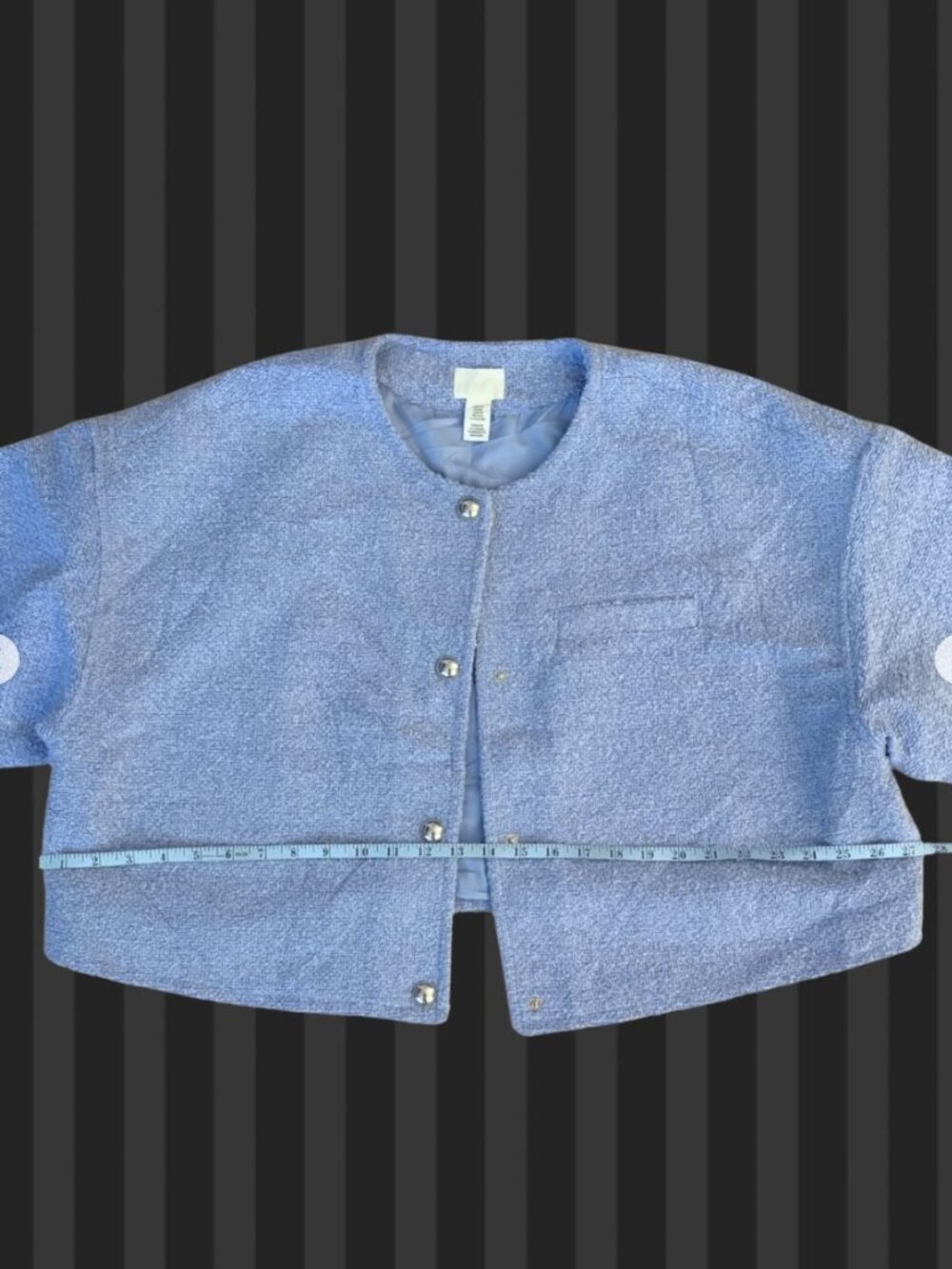 H&M Textured Jacket (Silver Button Details) - Picture 5 of 6